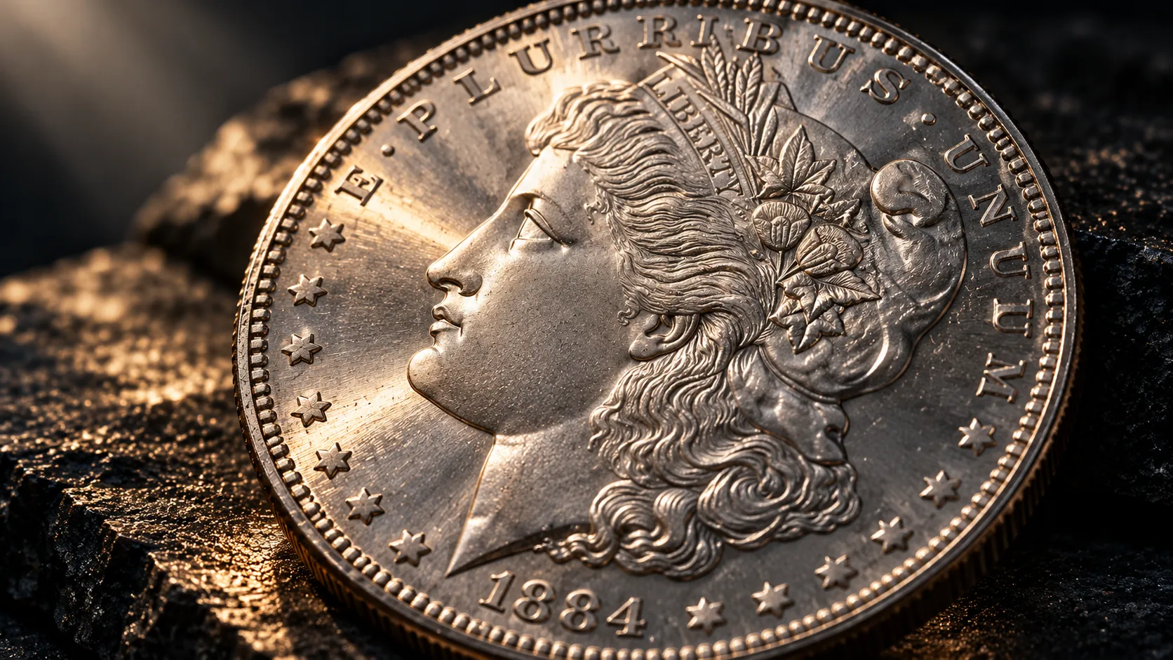 Illustrative editorial coin artwork, not the actual eBay item: American Silver Eagles